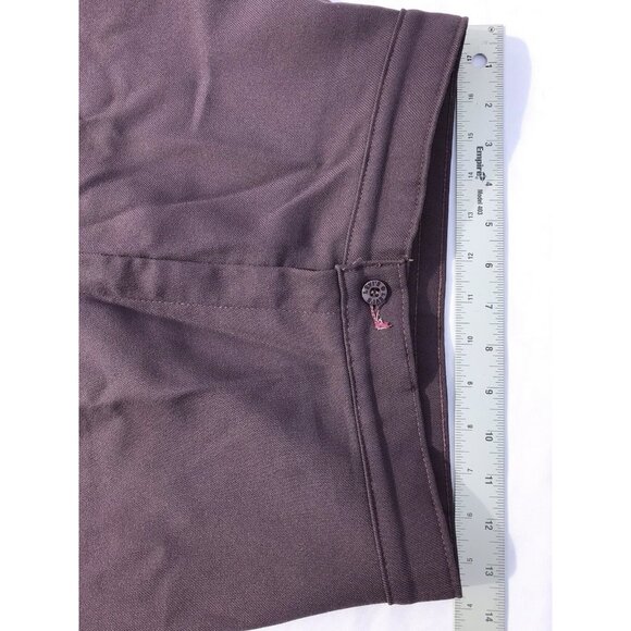 Vtg 70s Levi’s Purple Poly Pants Women’s 2 27” High Waist Wide Leg HTF Slacks - Picture 11 of 16